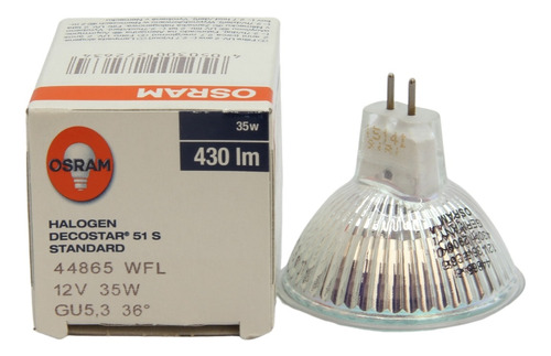 Foco Osram Mr16 Halógeno Decostar 35w 12v Wfl 44865