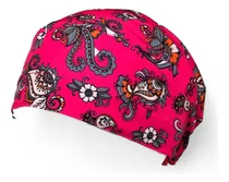 Comprar Pack X4 Gorros Médico Tela Nova Antifluidos Fucsia Floral