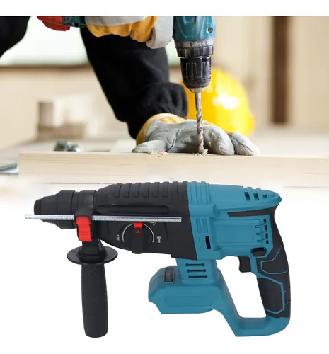 Taladro Percutor Inalámbrico Con 4 Modos De Mango Ajustable
