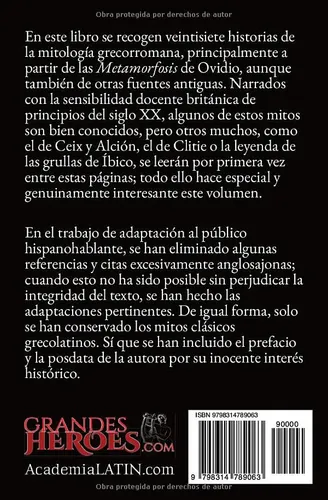 Un Libro De Mitos Clasicos: 27 Relatos Mitologicos Basados P