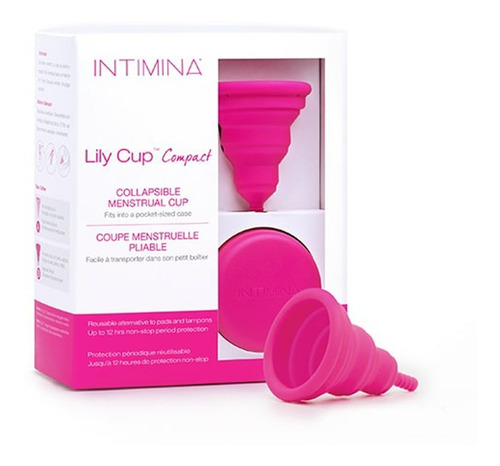 Copa Menstrual Plegable Portátil Reutilizable Silicona