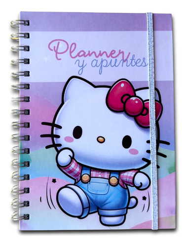 Hello Kitty Planner Semanal Y Apuntes - Agenda Sin Fechas