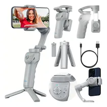 Comprar Estabilizador Gimbal 3 Ejes + Luz Led Celular Ios\u002Fandroid