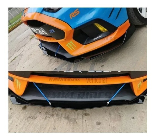 Imagen 3 de 7 de Lip Universal Plástico Abs Facia Delantera Bumper Body Kit