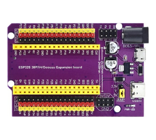 Placa Expansión  Esp32. Nuevo Modelo.