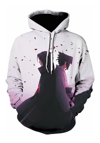 Sudadera 3d Impreso Anime Naruto Sasuke Y Itachi