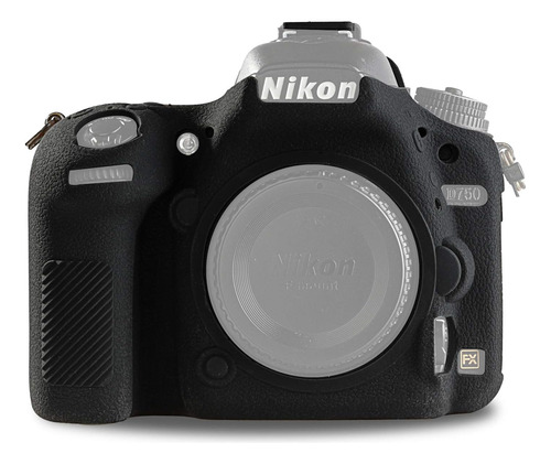 Funda Camara Nikon D750 Silicona Negra