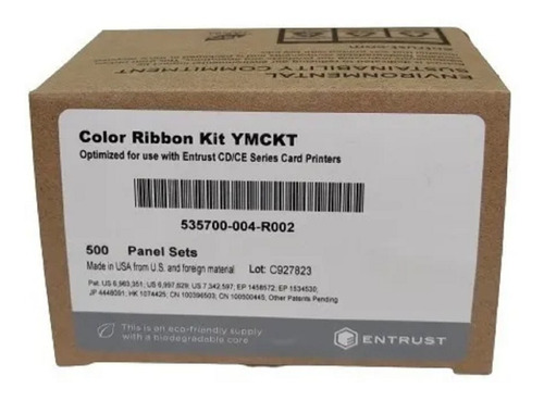 Ribbon Datacard Color Ymckt Cd800 * 535700-004-r002 500imp