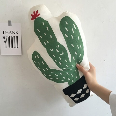 Almohadón Infantil Cactus Relleno Niños Bebes Deco