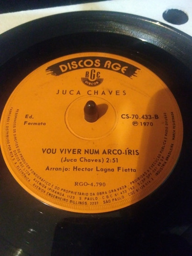 Compacto Juca Chaves - Take Me Back To Piauí