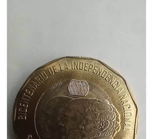 Monera De 20 Pesos Del Bicentenario 