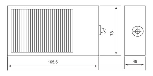 Imagen 4 de 6 de Cfs-1 Cntd Interruptor De Pie Recto Metalico