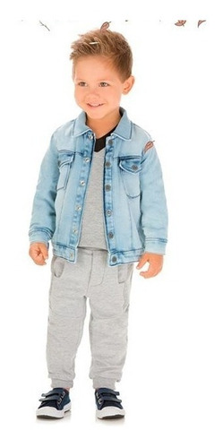 Conjunto Paraiso Menino Infantil Luxo 1  2 3 4 Inverno  8129