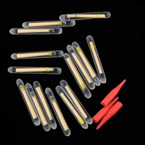 Luz Quimica Flotador Pique Varita Caña Pesca Noctura X 50u