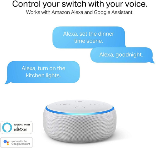 Interruptor Luz Inteligente Wi-fi, Alexa Y Google Assistant