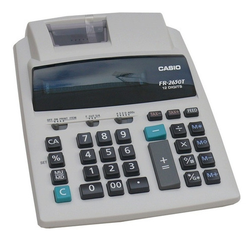 Calculadora Casio Fr-2650t Impresor 2 Colores Distr Oficial