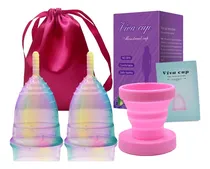 Comprar 2 Copas Menstruales Cup + 1 Vasos Esterilizadores
