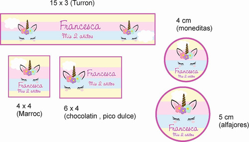 Plancha De Stickers Para Golosinas + Lamina Papel Comestible