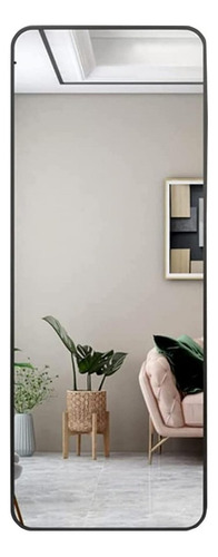 Espejo rectangular de pared Topdeco 12050 de 120cm x 50cm marco negro