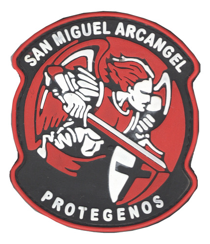 Parche De Pvc Militar Tactico San Miguel Arcangel Protector