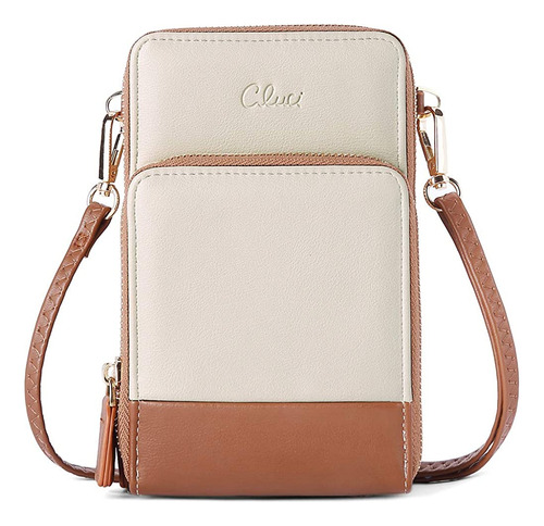 Cluci Small Crossbody Bag Para Mujeres Leather Cellphone 