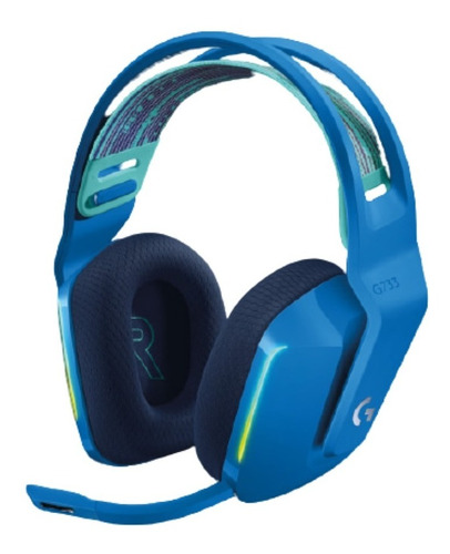 Imagen 1 de 2 de Auricular Logitech G733 Lightspeed Wireless Rgb Color Azul