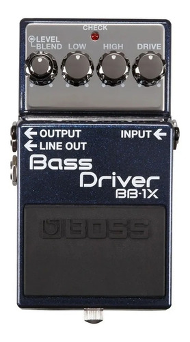 Pedal Boss Bb1x Bass Driver Bajo Distorsión Eq Oferta!!