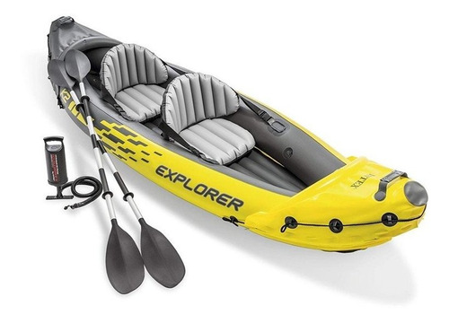 Kayak K2 Inflable Dos Tripulantes Para El Mar Ó Laguna