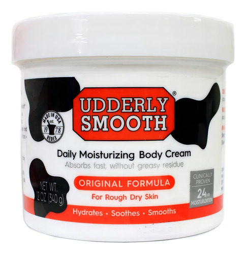 Udderly Smooth Crema Hidratante Emoliente Corporal 340g Eua