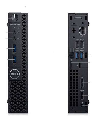 Dell Optiplex 3060 Micro Intel Core I3 8ªg, 4gb, Ssd120gb