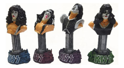 Figura De La Banda Kiss En Resina 19 Cm Coleccionable