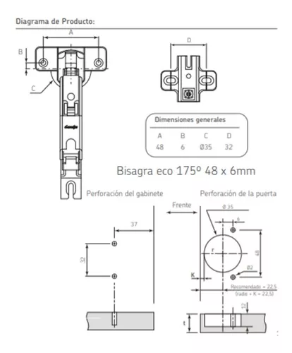 Bisagras Para Puertas De Cocina