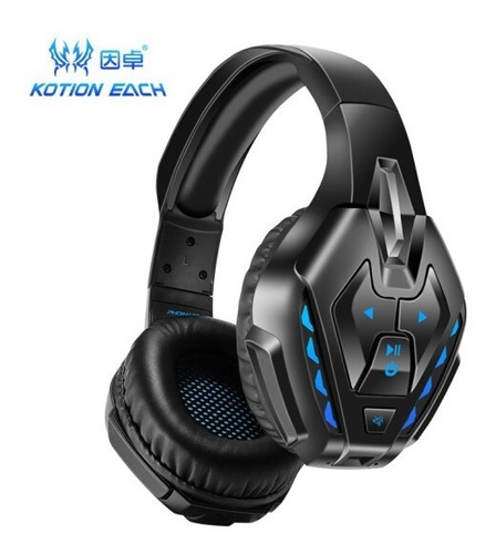 Auriculares gamer inalámbricos Kotion B3510 con luz LED