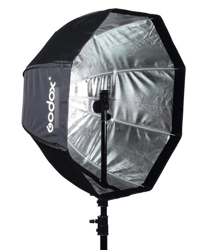 Kit Softbox Godox 120cm Grid C Colmeia Octabox Luz Contínua