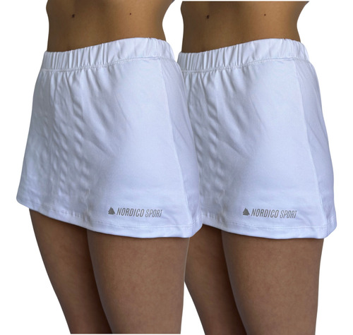 X2 Calza Short Pollera Lycra Entrenamiento