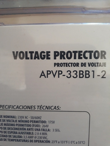 Protector Voltaje. Trifasico 220 3 Fases 50/60hz.