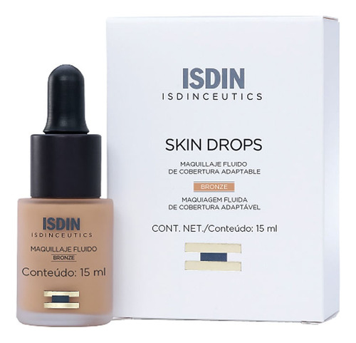 Base Isdin Fluida Skin Drops Bronze X 15ml