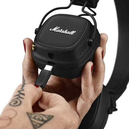 Audífonos Originales Marshall Bluetooth Major Iv Negro