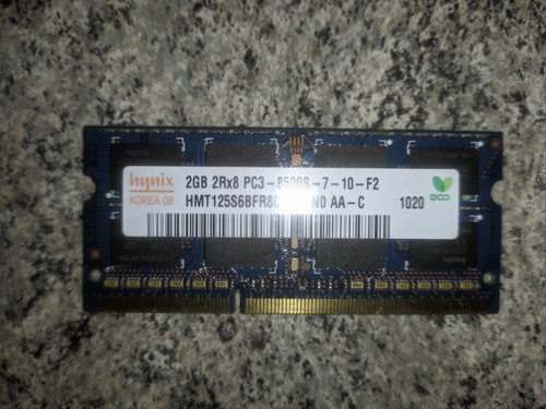 Tarjeta Ram Para Laptop 2gb Ddr3 