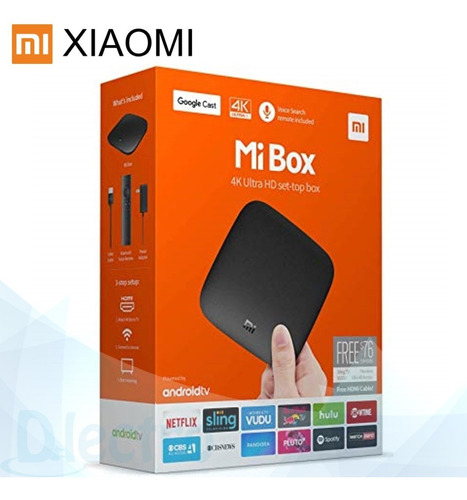 Xiaomi Mi Box 4k Android Smart Tv 2gb Ram Chromecast Dlectro