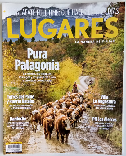 Revista Lugares Nro 282 Turismo Patagonia Paine Alerces 2019