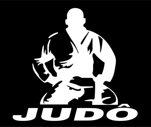 Adesivo Moto Carro Judo Mma Artes Marciais Luta 2 Unidades