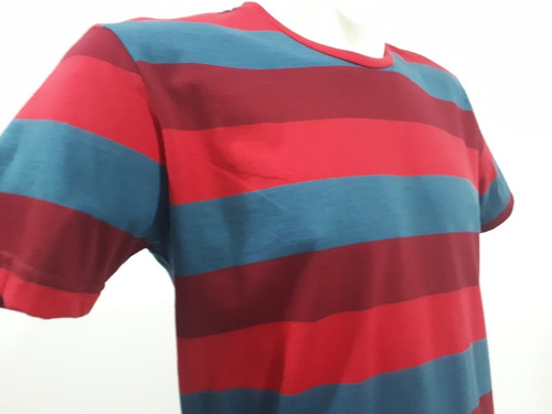 Imagen 3 de 4 de Playera Marca Autentic Lyon 311270 501 Ladrillo Y Azul