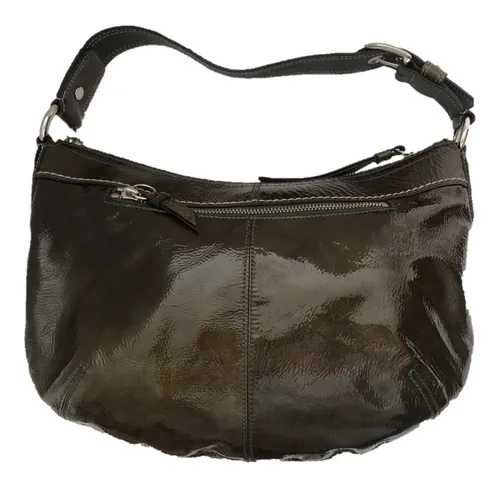Bolsa Coach Original Para Mujer Hobo Bag Charol Verde