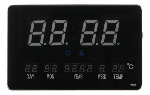 Gran Pantalla Led Digital Despertador Reloj De Noche Fácil