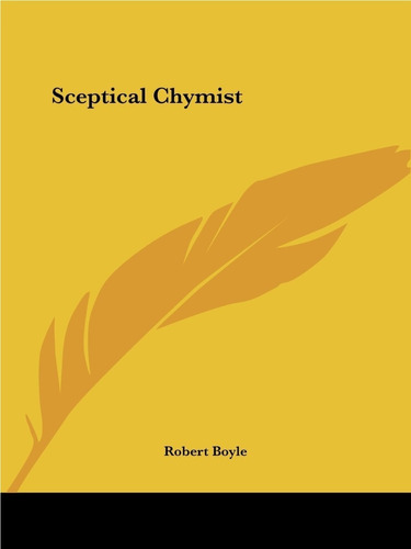 Livro Sceptical Chymist