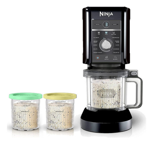 Sorveteira Ninja Creami Deluxe 11 em 1 CN501co cor preto