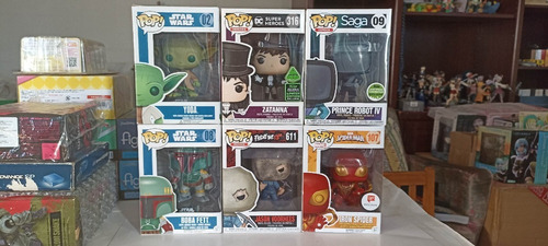 Lote 6 Funko Pop Originales Opened