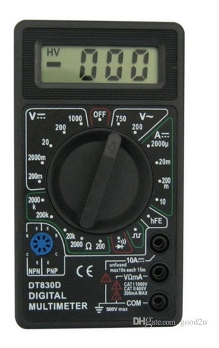 Tester Digital Multimetro Electronica Escuela Boedo Oferta!!