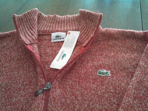 Sweater Pullover Saquito Lacoste Nuevo Sin Uso Talle L